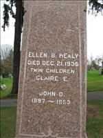 Healy, Ellen B., Claire E. and John D.